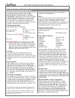 Preview for 4 page of OptiPure OP175 Installation, Operation & Maintenance Manual