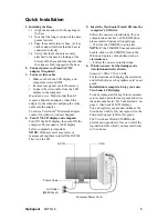 Preview for 8 page of Optiquest Q171WB - Optiquest - 17" LCD Monitor User Manual