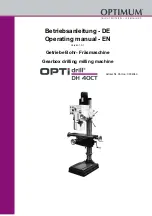 Preview for 1 page of Optium OPTI drill DH 40CT Operating Manual