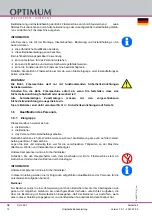 Preview for 12 page of Optium OPTI drill DH 40CT Operating Manual