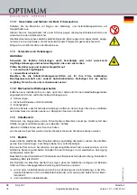 Preview for 18 page of Optium OPTI drill DH 40CT Operating Manual