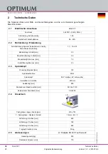 Preview for 20 page of Optium OPTI drill DH 40CT Operating Manual