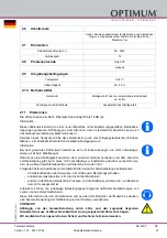 Preview for 21 page of Optium OPTI drill DH 40CT Operating Manual