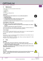 Preview for 86 page of Optium OPTI drill DH 40CT Operating Manual