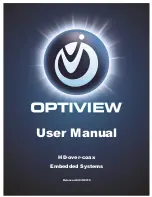 Preview for 1 page of Optiview Advanced 1080P 1U Series User Manual