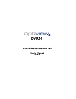 Preview for 1 page of Optiview DVRJ4 User Manual