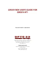 Предварительный просмотр 2 страницы OPTO 22 GROOV BOX User Manual