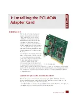 Preview for 5 page of OPTO 22 PCI-AC48 User Manual