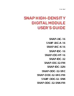 Предварительный просмотр 1 страницы OPTO 22 SNAP-IAC-16 User Manual