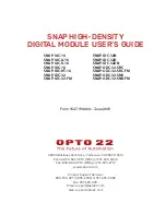 Предварительный просмотр 3 страницы OPTO 22 SNAP-IAC-16 User Manual