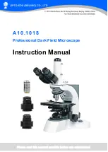 Preview for 1 page of OPTO-EDU A10.1018 Instruction Manual