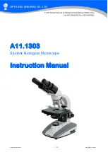 Preview for 1 page of OPTO-EDU A11.1303 Series Instruction Manual