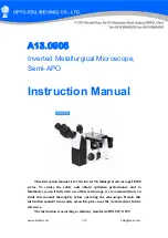 OPTO-EDU A13.0905 Instruction Manual предпросмотр