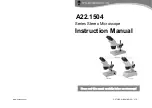 OPTO-EDU A22.1504 Series Instruction Manual preview