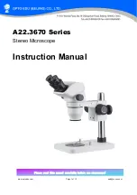 OPTO-EDU A22.3670 Series Instruction Manual preview