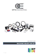 opto engineering MACHINE VISION LAB KIT Quick Start Manual preview