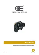 Preview for 1 page of opto engineering MCSM Series Instruction Manual