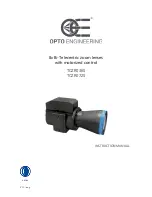 Preview for 1 page of opto engineering TCZR036S Instruction Manual