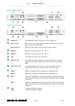 Предварительный просмотр 16 страницы Optocore V3R-FX-INTERCOM Operating Manual