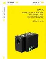 Предварительный просмотр 1 страницы OPTOGAMA LPA-A v2 Series Manual