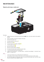 Preview for 54 page of Optoma 3600ANSI User Manual