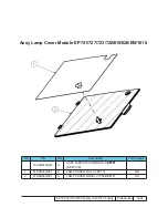 Предварительный просмотр 70 страницы Optoma 723 Family Service Manual