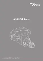 Optoma BX-CTA16 UST Installation Instruction preview