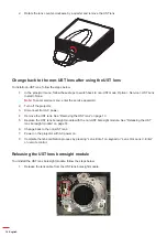 Preview for 14 page of Optoma BX-CTA16 UST Installation Instruction