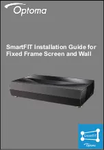 Optoma CinemaX P1 SmartFIT Installation Manual предпросмотр