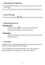 Preview for 10 page of Optoma DC455 User Manual