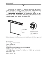 Предварительный просмотр 2 страницы Optoma DE-GWII9106E Instructions Manual