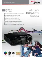 Предварительный просмотр 1 страницы Optoma DH1010 Specifications