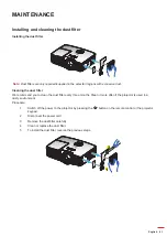 Предварительный просмотр 61 страницы Optoma DH1011i User Manual