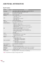 Предварительный просмотр 72 страницы Optoma DLP 11695 User Manual