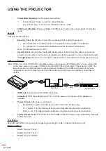 Предварительный просмотр 34 страницы Optoma DLP D2+ User Manual