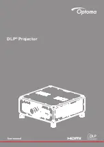 Предварительный просмотр 1 страницы Optoma DLP ZU1700 User Manual