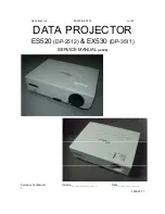 Предварительный просмотр 1 страницы Optoma DP-2512 Serivce Manual