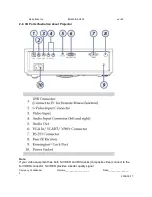 Предварительный просмотр 9 страницы Optoma DP-2512 Serivce Manual