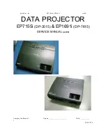 Optoma DP-3515 Serivce Manual предпросмотр