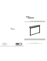 Optoma DS-9106MGA Instruction Manual preview