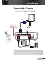 Предварительный просмотр 11 страницы Optoma DS216 User Manual