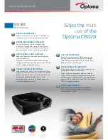 Optoma DS329 Specifications preview