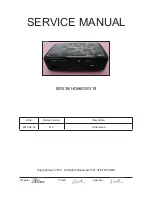 Предварительный просмотр 1 страницы Optoma DW318 Service Manual