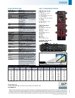 Предварительный просмотр 2 страницы Optoma DX329 Specifications