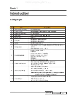 Предварительный просмотр 5 страницы Optoma EH1020 Service Manual