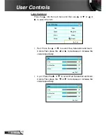 Предварительный просмотр 40 страницы Optoma EH320UST User Manual