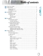 Предварительный просмотр 1 страницы Optoma EH500 User Manual