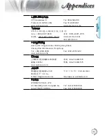 Предварительный просмотр 85 страницы Optoma EH500 User Manual