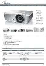 Предварительный просмотр 1 страницы Optoma EH515ST Installation Manual