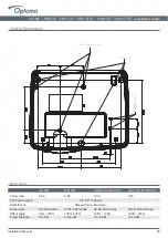 Предварительный просмотр 3 страницы Optoma EH515ST Installation Manual